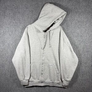 Pro Club Heavyweight Fleece Full Zip Hoodie Gray Mens Size 2XL #1342